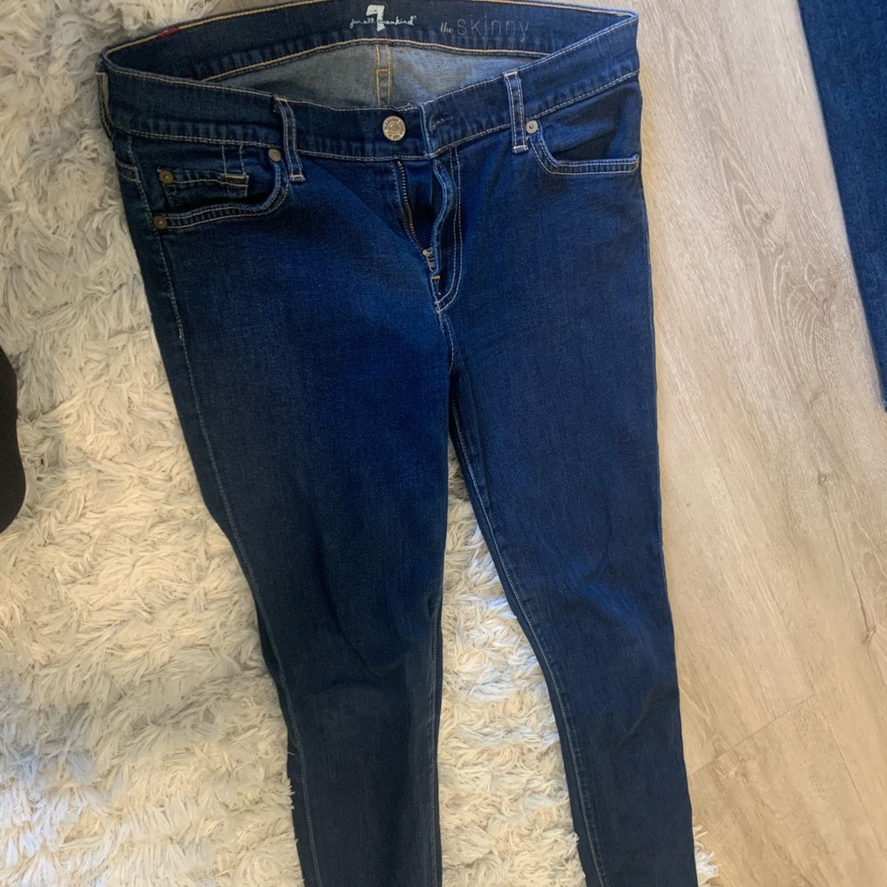 7 Jeans Skinny & Stretchy, size 30. Lightly used.
